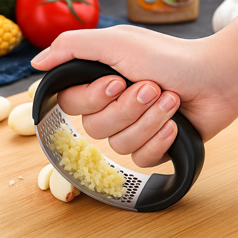 Amassador de Alho SmartChef – Aço Inoxidável