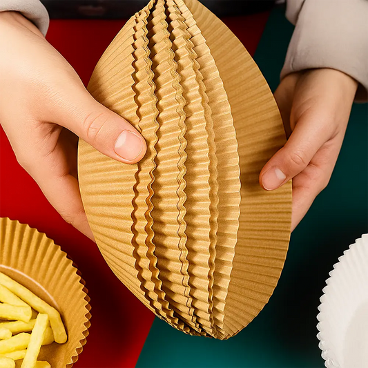 Kit Formas de Papel PaperFit para AirFryer – 50 UNIDADES Antiaderente