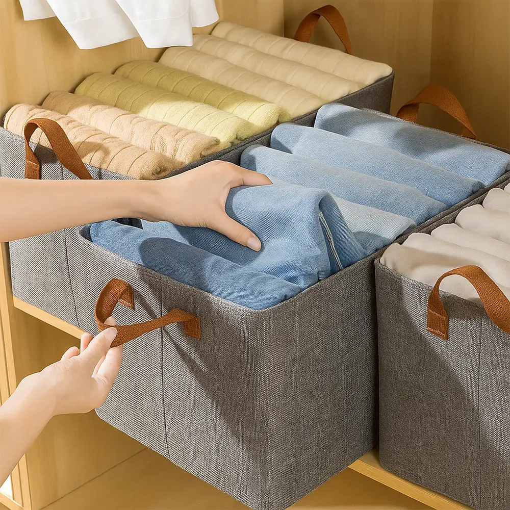 Caixa Organizadora Dobrável CleanHouse – COMPRE 1 LEVE 3 SÓ HOJE