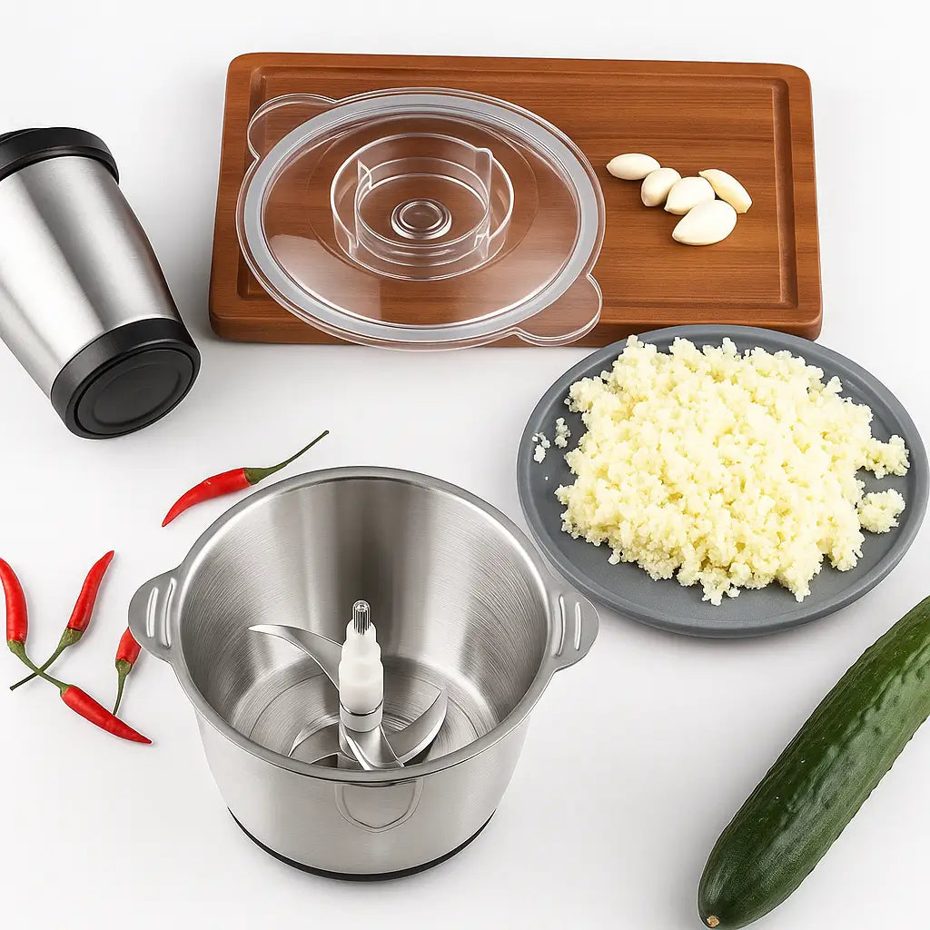 Processador e Triturador Elétrico TurboMix