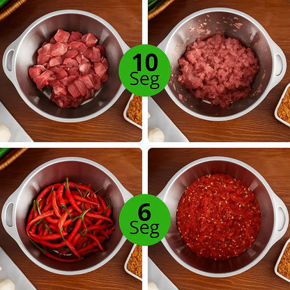 Processador e Triturador Elétrico TurboMix