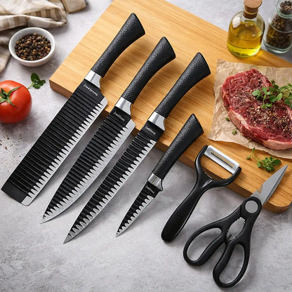 Kit Cozinha Profissional 6 Peças – INCLUI Descascador e Tesoura