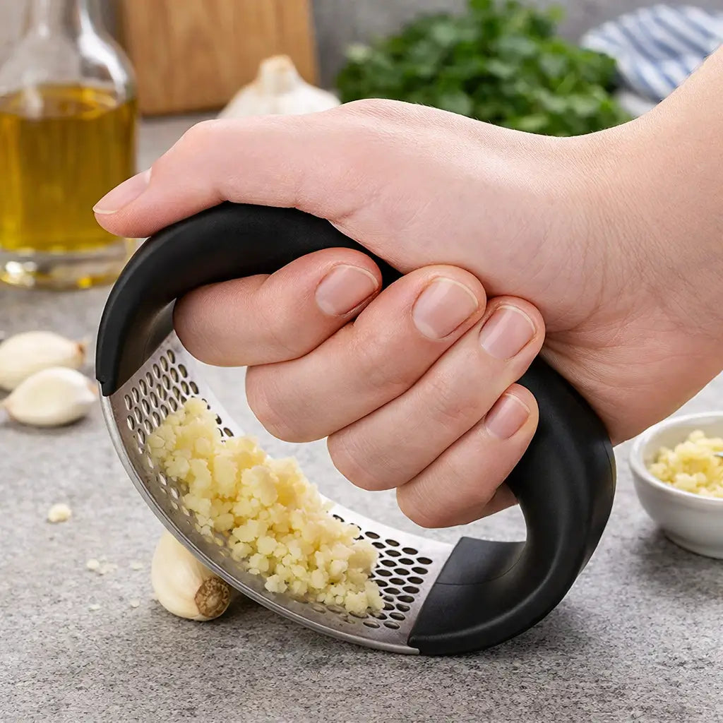 Amassador de Alho SmartChef – Aço Inoxidável