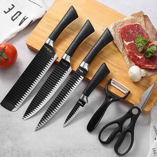 Kit Cozinha Profissional 6 Peças – INCLUI Descascador e Tesoura