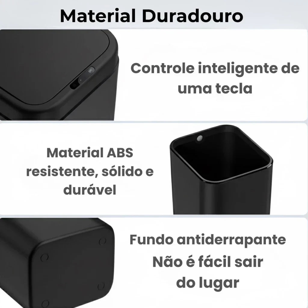Caixote do Lixo Smart com Sensor Automático 16L