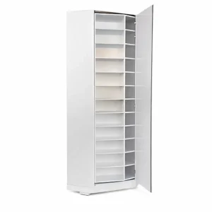 Sapateira giratória com capacidade para 96 ​​pares de sapatos