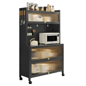 Armário de armazenamento de cozinha inoxidável